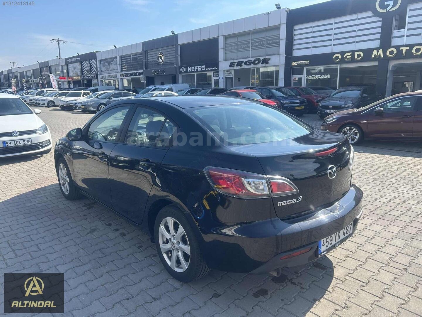 Galeriden Mazda 3 1.6 Impressive 2010 Model Tekirdağ 160.000 km Siyah 7