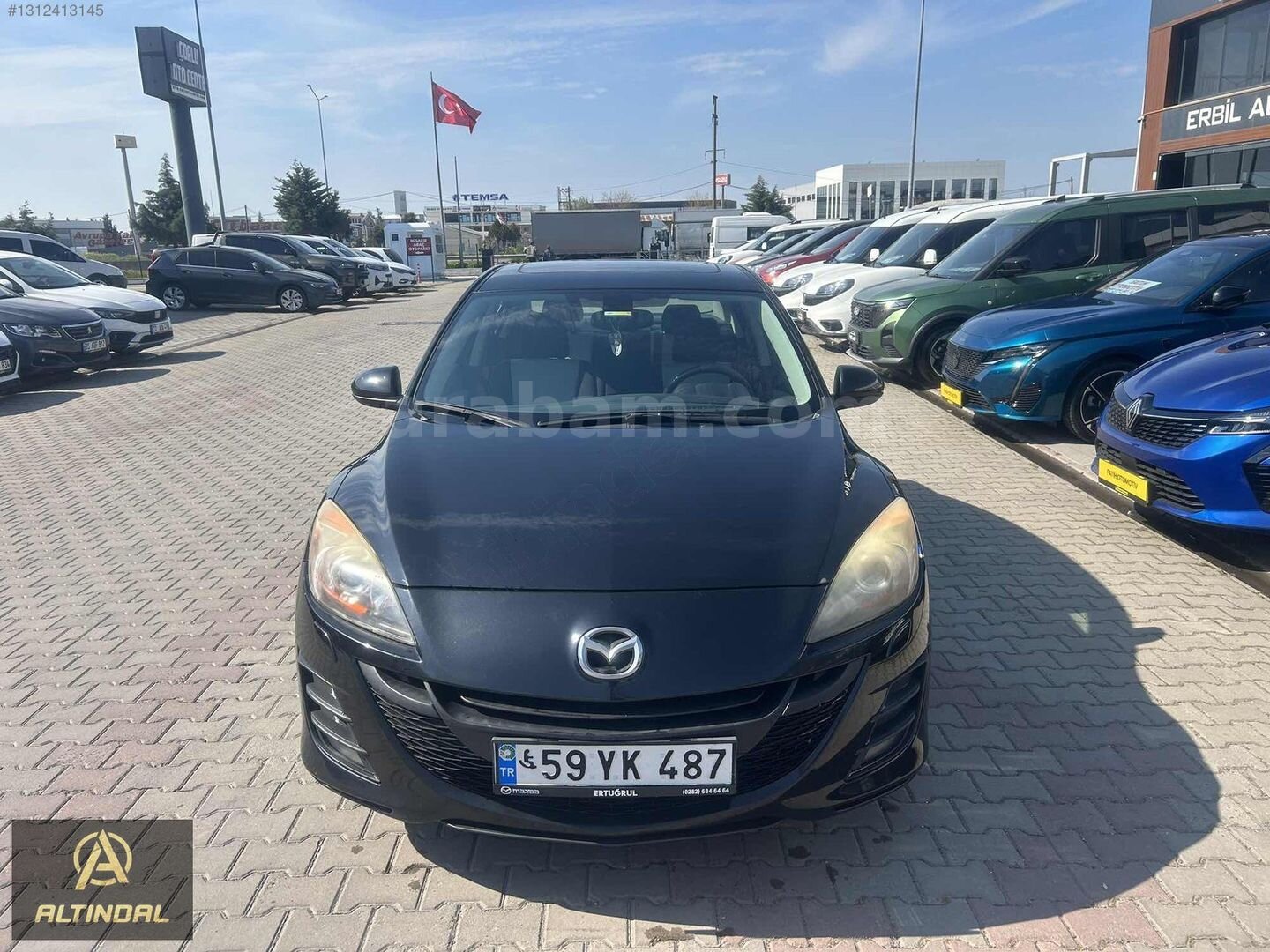 Galeriden Mazda 3 1.6 Impressive 2010 Model Tekirdağ 160.000 km Siyah 2
