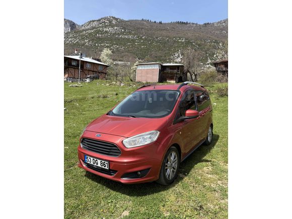 Sahibinden Ford Tourneo Courier 1.6 TDCi Titanium Plus 2016 Model İstanbul 128.000 km Kırmızı
