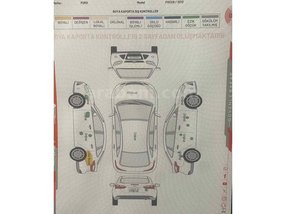 HATASIZ-DEĞİŞENSİZ-TEK PARÇA LOKAL-TRAMERSİZ-FORD FOCUS TREND X