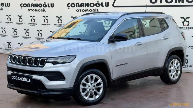 Galeriden Jeep Compass 1.3 GSE Longitude Sport 2022 Model İstanbul 85.000 km Gri