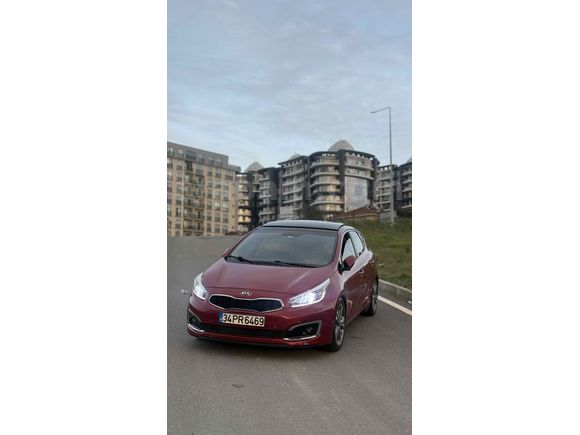 Sahibinden Kia Ceed 1.6 CRDi Concept Plus 2016 Model  204.000 km Kırmızı