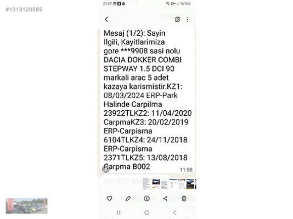2016 STEPWAY DUKKER 1.5DCI