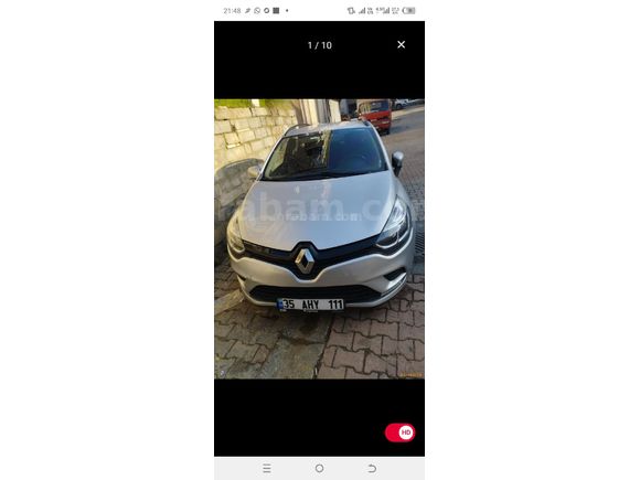 Sahibinden Renault Clio 1.5 dCi SportTourer Joy 2016 Model  148.000 km Gri