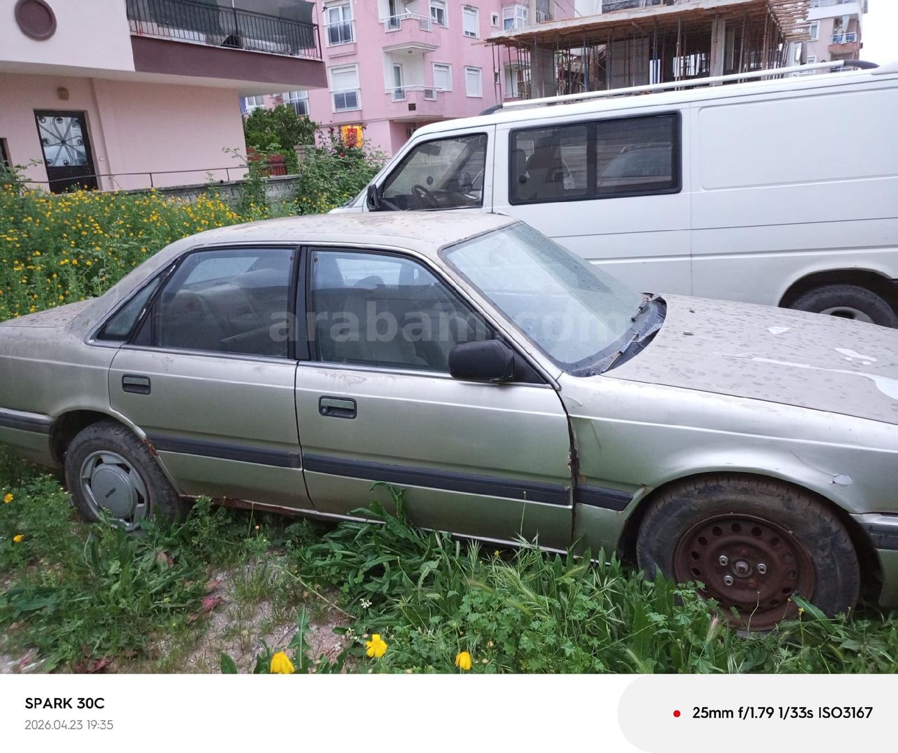 Sahibinden Mazda 626 1990 Model Antalya 426.000 km Gri - 39950305