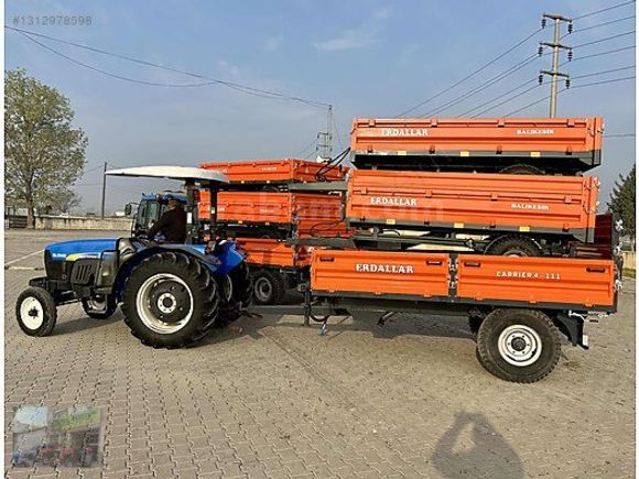 ERDALLAR Römork Bayisinden 5 Ton Tek Dingil Damperli Römorklar