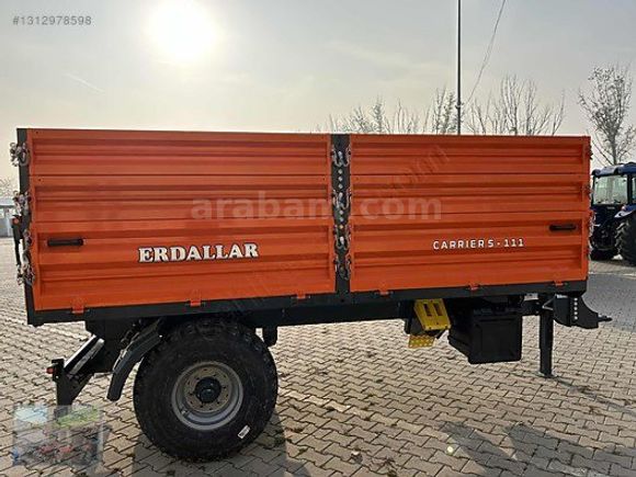 ERDALLAR Römork Bayisinden 5 Ton Tek Dingil Damperli Römorklar