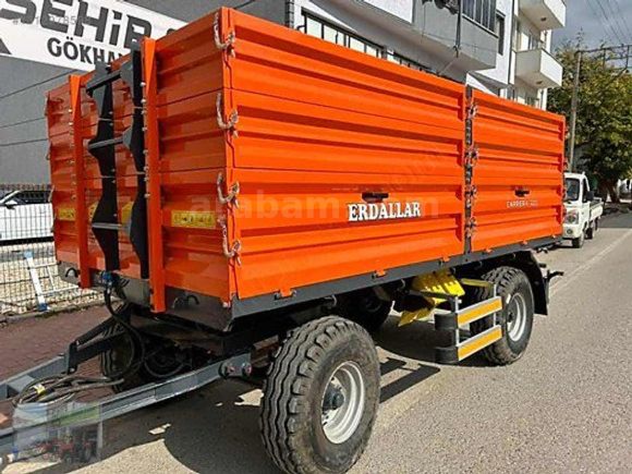ERDALLAR Römork Bayisinden 5 Ton Tek Dingil Damperli Römorklar