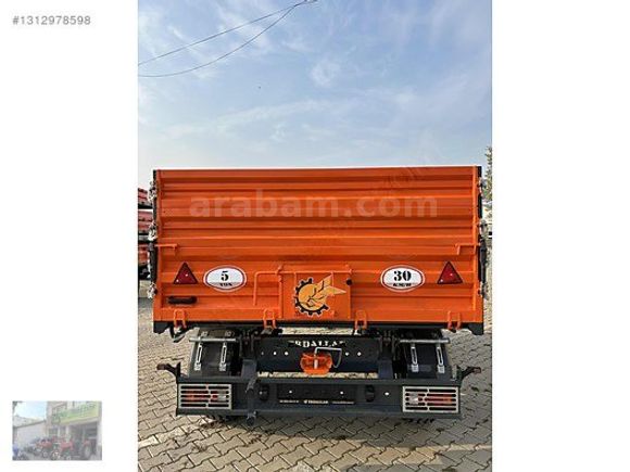 ERDALLAR Römork Bayisinden 5 Ton Tek Dingil Damperli Römorklar