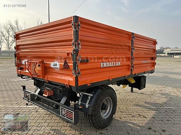 ERDALLAR Römork Bayisinden 5 Ton Tek Dingil Damperli Römorklar