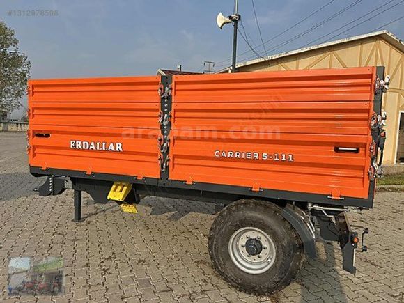 ERDALLAR Römork Bayisinden 5 Ton Tek Dingil Damperli Römorklar