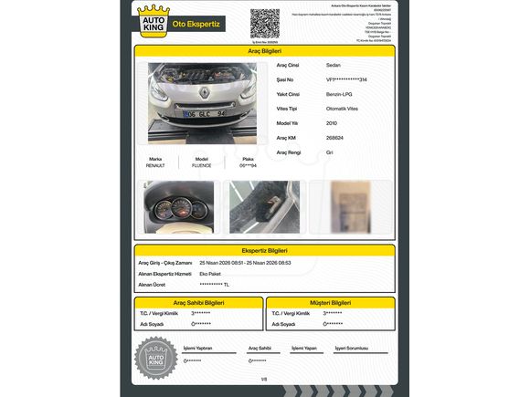 Sahibinden Renault Fluence 1.6 Privilege 2010 Model 