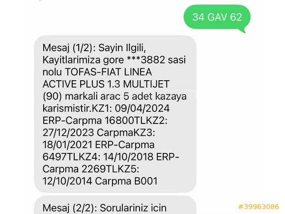 BAKIMLI 2011 ACTİVE PLUS LİNEA