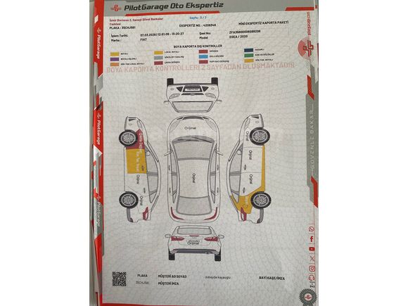 Sahibinden Fiat Egea 1.3 Multijet Easy 2020 Model 