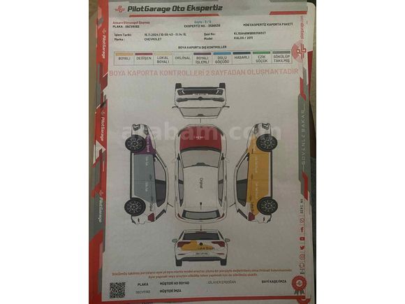 Sahibinden Chevrolet Aveo 1.4 LT 2011 Model 