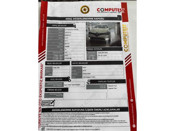 Sahibinden Renault Clio 1.5 dCi Joy 2017 Model 