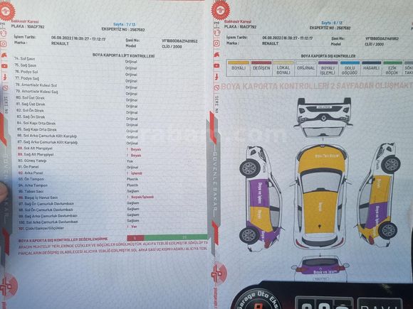 Sahibinden Renault Clio 1.6 RTE 2000 Model