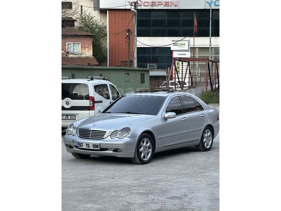 ACİL Takasa Açıktır C  200 Kompressör Elegance 163 hp kırmızı motor emsalsiz