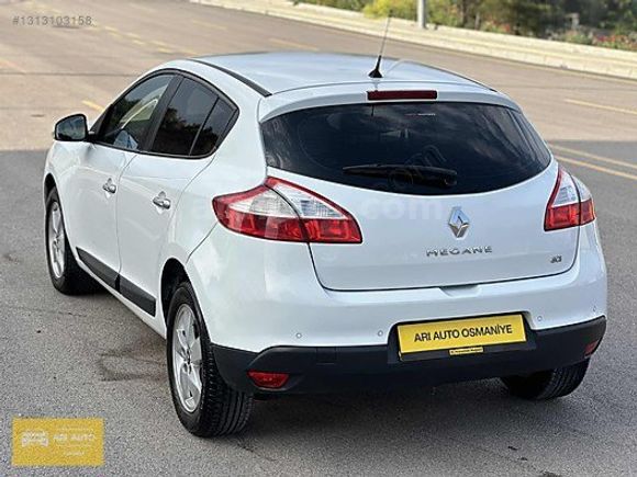 2013 MEGANE 3 1.5 DCİ TOUCH MANUEL 174 KM HATASIZ BEYAZ