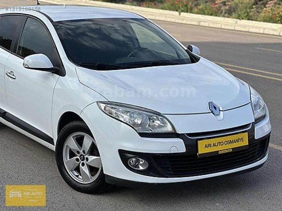 2013 MEGANE 3 1.5 DCİ TOUCH MANUEL 174 KM HATASIZ BEYAZ