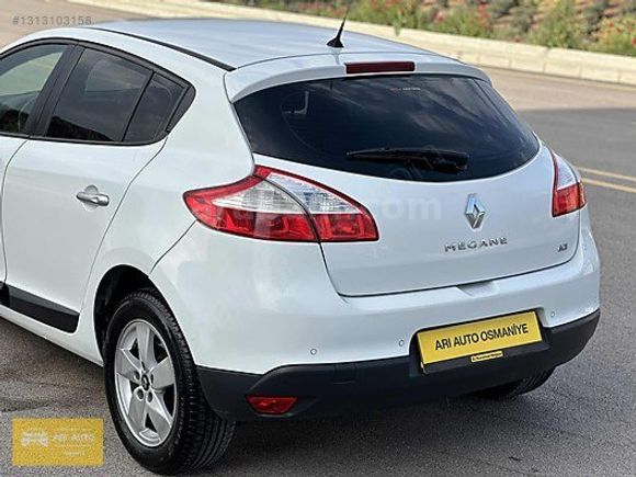 2013 MEGANE 3 1.5 DCİ TOUCH MANUEL 174 KM HATASIZ BEYAZ