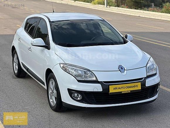 2013 MEGANE 3 1.5 DCİ TOUCH MANUEL 174 KM HATASIZ BEYAZ
