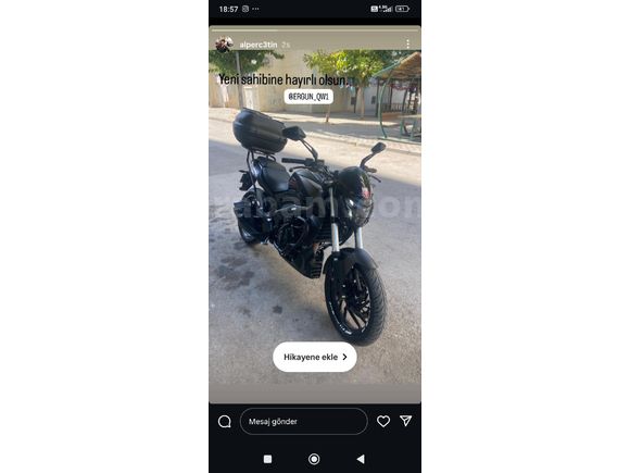 Sahibinden Bajaj Dominar 250 D