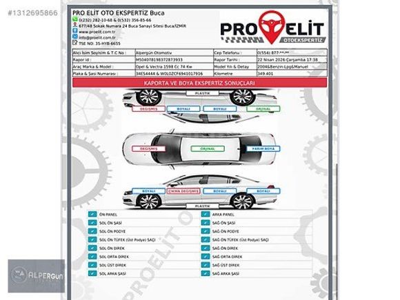ALPERGÜN / 2004 OPEL VECTRA C 1.6 ELEGANCE