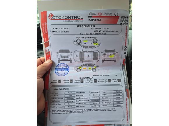 2011 1.6 e-HDi - SIFIR ORJİNAL MOTOR - Masrafsız