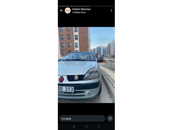 Sahibinden Renault Clio 1.5 dCi Alize 2005 Model  253.000 km Gri (Gümüş)