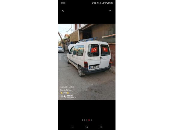 Sahibinden Peugeot Partner 1.9 D 2006 Model