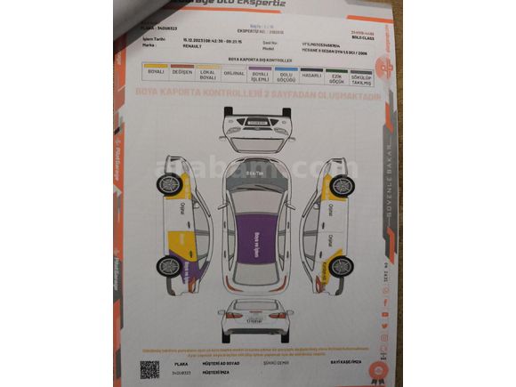 Sahibinden Renault Megane 1.5 dCi Dynamique 2006 Model