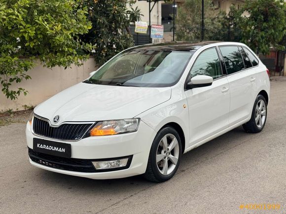 SKODA RAPİD 1.6 TDİ ELEGANCE+CAM TAVAN+OTOMATİK VİTES+ BEJ