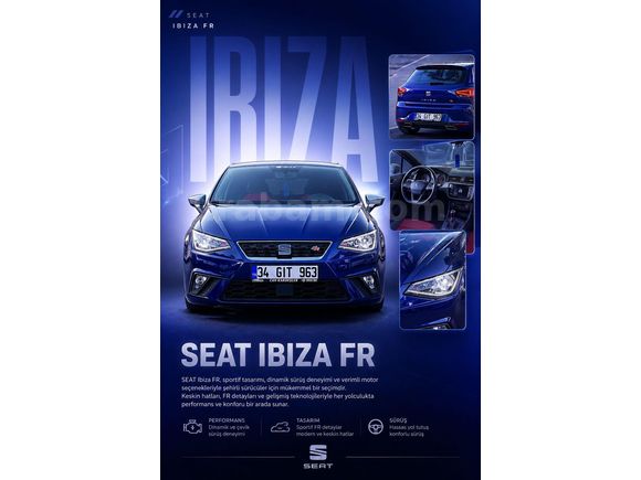 Sahibinden Seat Ibiza 1.0 EcoTSI Style 2017 Model