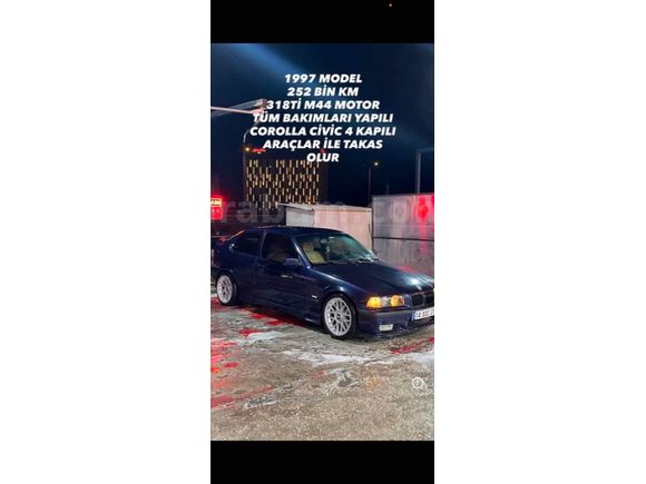 Sahibinden BMW 3 Serisi 318ti Compact 1997 Model 