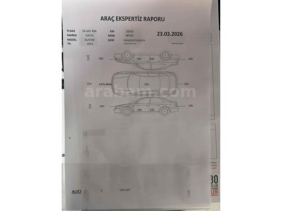 Sahibinden Dacia Duster 1.0 Tce Comfort 2022 Model 