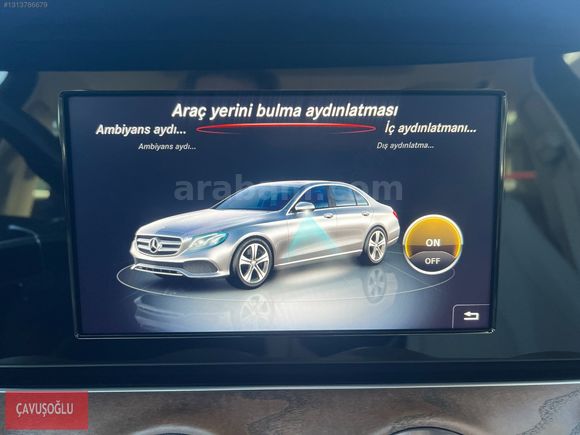 ÇAVUŞOĞLU 2017 MERCEDES E220 D EXCLUSİVE 4MATİC FULL YETKİLİ