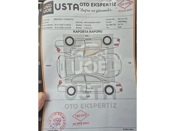 Sahibinden Toyota Corolla 1.5 Dream 2025 Model Çanakkale 47.000 km