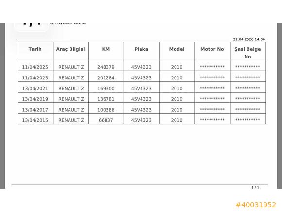 2010 Privilege 6İleri