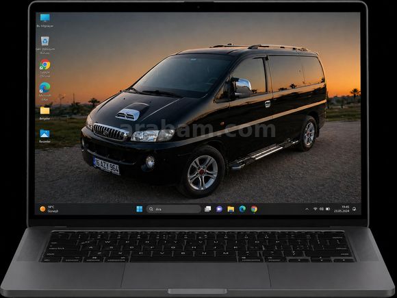 Sahibinden Hyundai Starex 2.5 TCI Panelvan 2007 Model  197.000 km Siyah