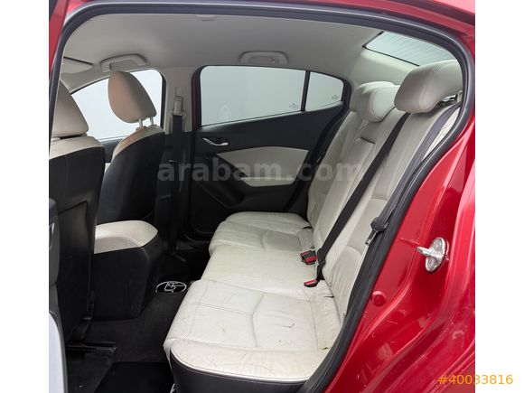 2016 MAZDA 3 POWER SENSE KIRMIZI OTOMATİK+BOSE+ISITMA+HEAD UP+
