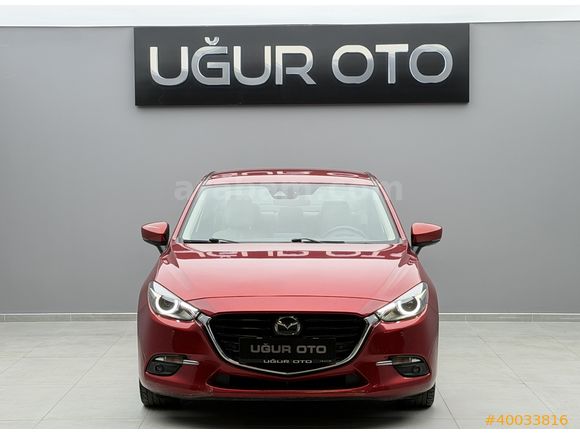 2016 MAZDA 3 POWER SENSE KIRMIZI OTOMATİK+BOSE+ISITMA+HEAD UP+