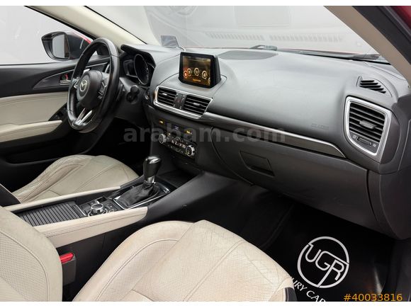 2016 MAZDA 3 POWER SENSE KIRMIZI OTOMATİK+BOSE+ISITMA+HEAD UP+