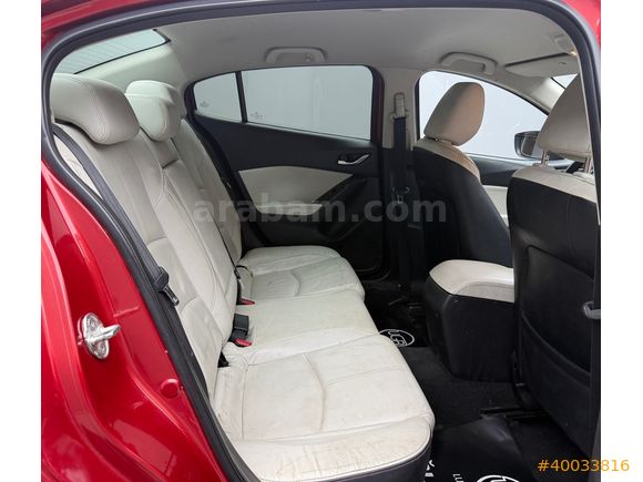 2016 MAZDA 3 POWER SENSE KIRMIZI OTOMATİK+BOSE+ISITMA+HEAD UP+