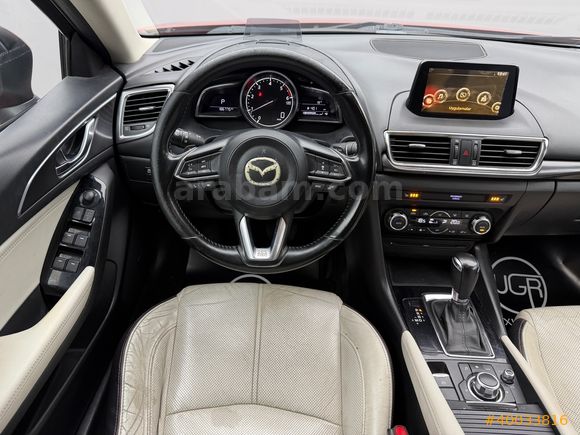2016 MAZDA 3 POWER SENSE KIRMIZI OTOMATİK+BOSE+ISITMA+HEAD UP+