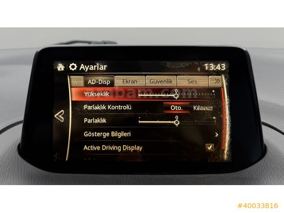2016 MAZDA 3 POWER SENSE KIRMIZI OTOMATİK+BOSE+ISITMA+HEAD UP+