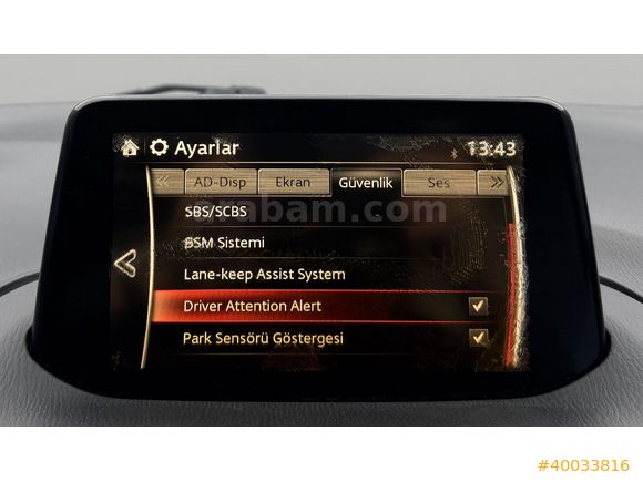 2016 MAZDA 3 POWER SENSE KIRMIZI OTOMATİK+BOSE+ISITMA+HEAD UP+
