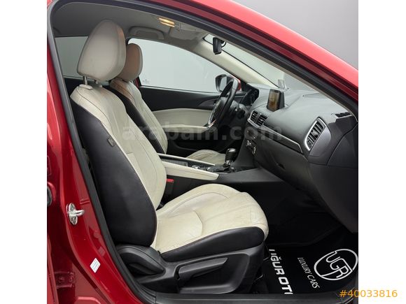 2016 MAZDA 3 POWER SENSE KIRMIZI OTOMATİK+BOSE+ISITMA+HEAD UP+