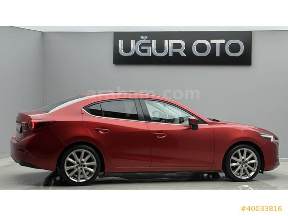 2016 MAZDA 3 POWER SENSE KIRMIZI OTOMATİK+BOSE+ISITMA+HEAD UP+