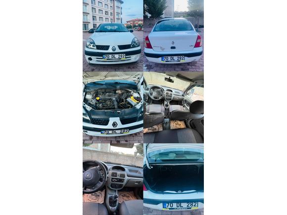 Sahibinden Renault Clio 1.5 dCi Alize 2006 Model  265bin km Beyaz